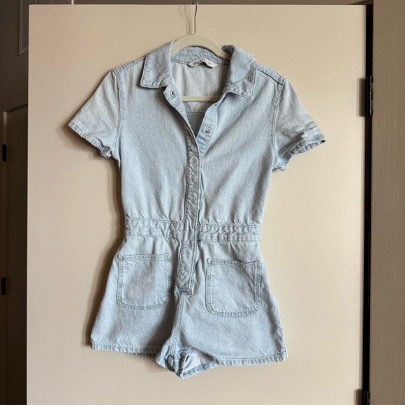 Zara Denim Playsuit - Picture 1 of 3